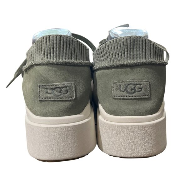UGG EZ-Duzzit Platform Sneaker Lace-Up Clover Green 1152717 Size 10 - Picture 3 of 10